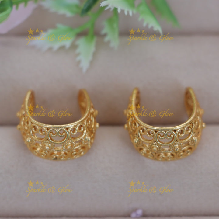 Timeless Gold Bugadi Earrings for Special Celebrations