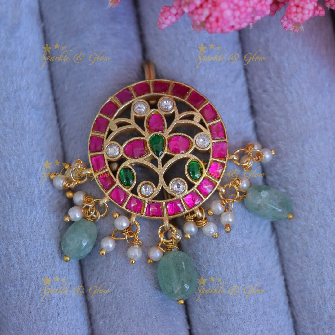 Exquisite Floral Gold Jadabilla Hair Accessory