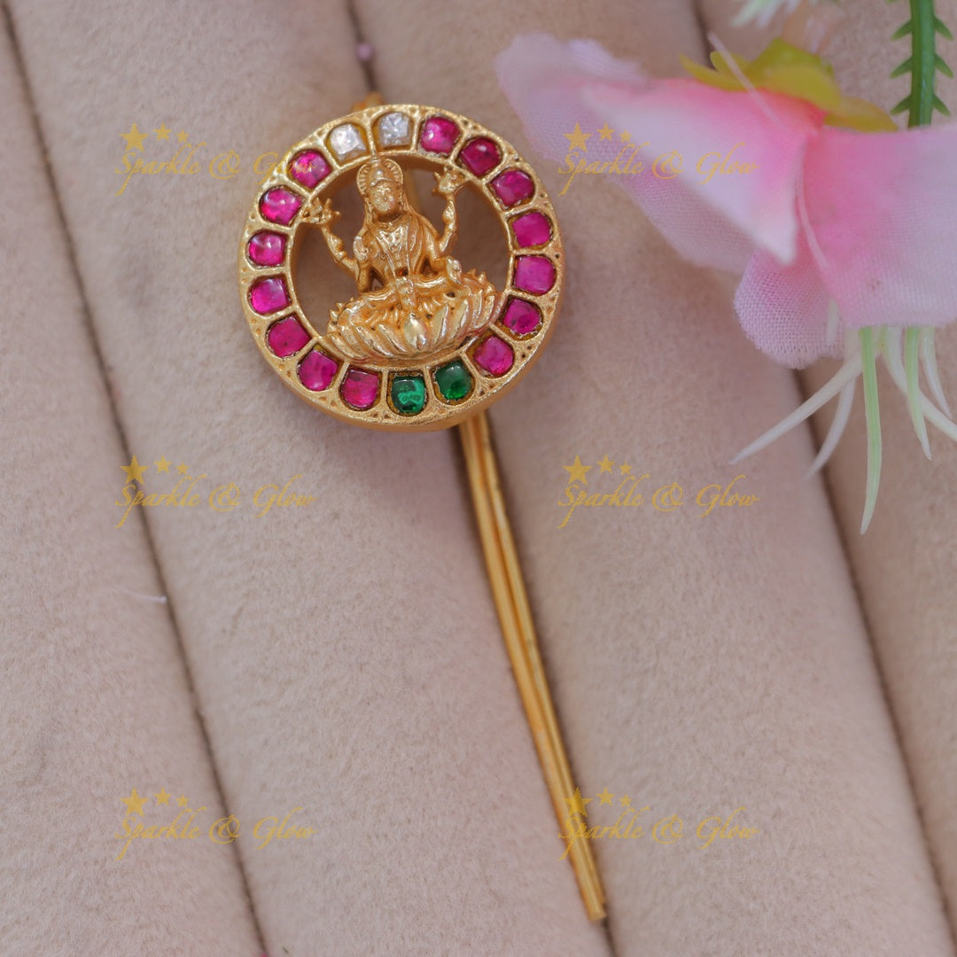 Elegant Lakshmi Hairpin for Weddings & Festive Looks