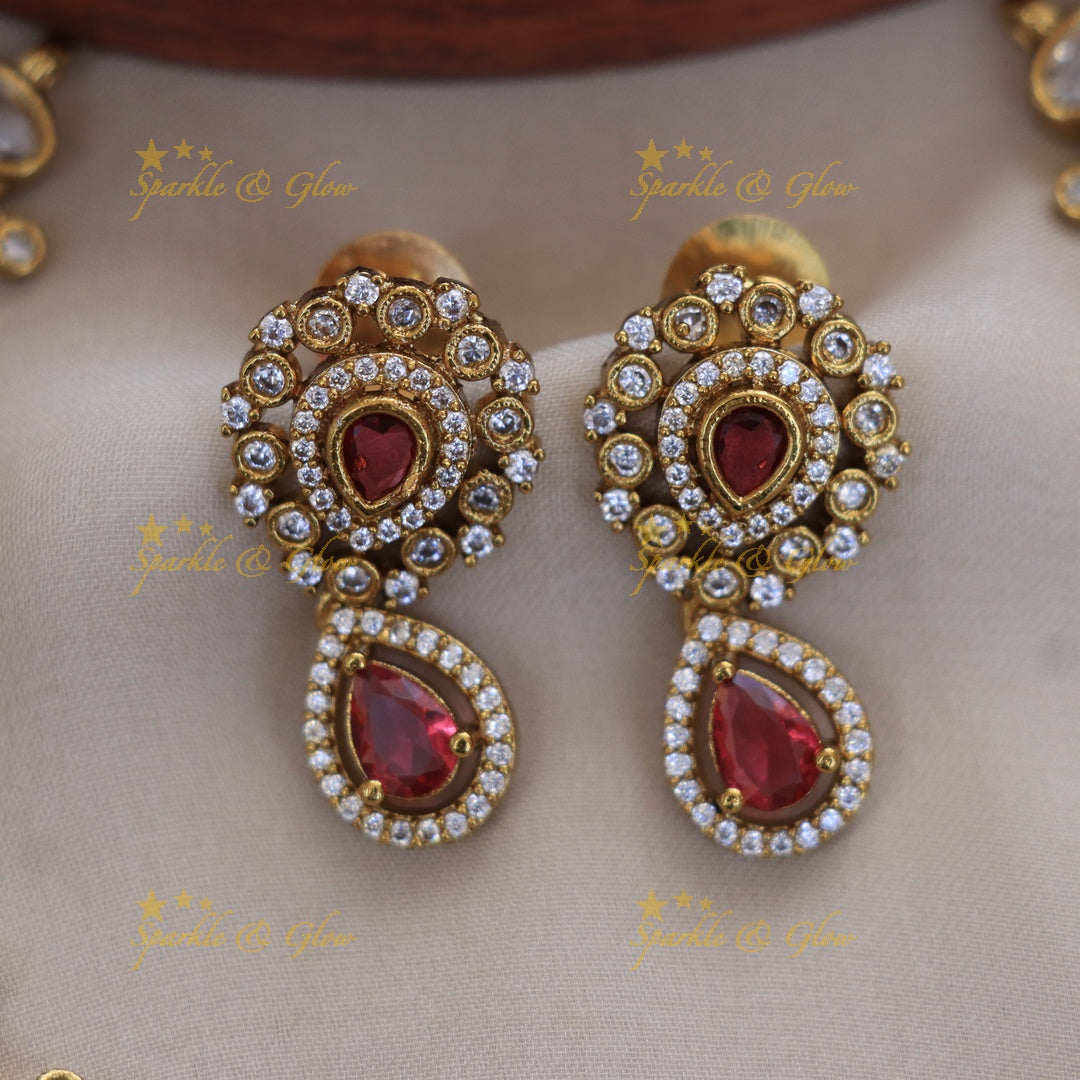 Exquisite Gold Necklace Set for Weddings | Sparkle & Glow