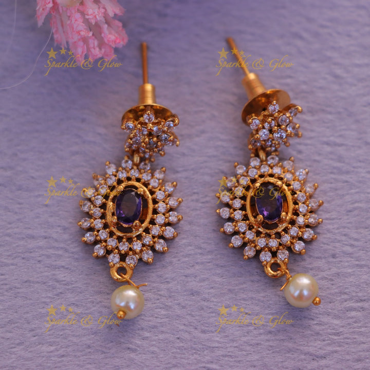 Exquisite Pearl Stone Necklace Set for Weddings