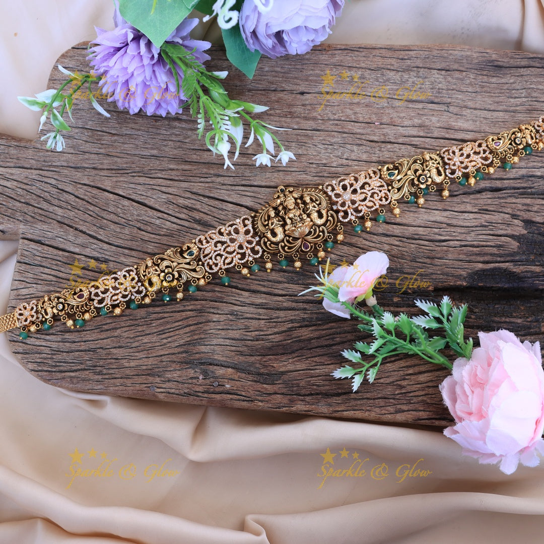 Exquisite Lakshmi Hipchain for Festive Elegance