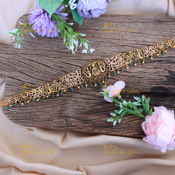 Exquisite Lakshmi Hipchain for Festive Elegance