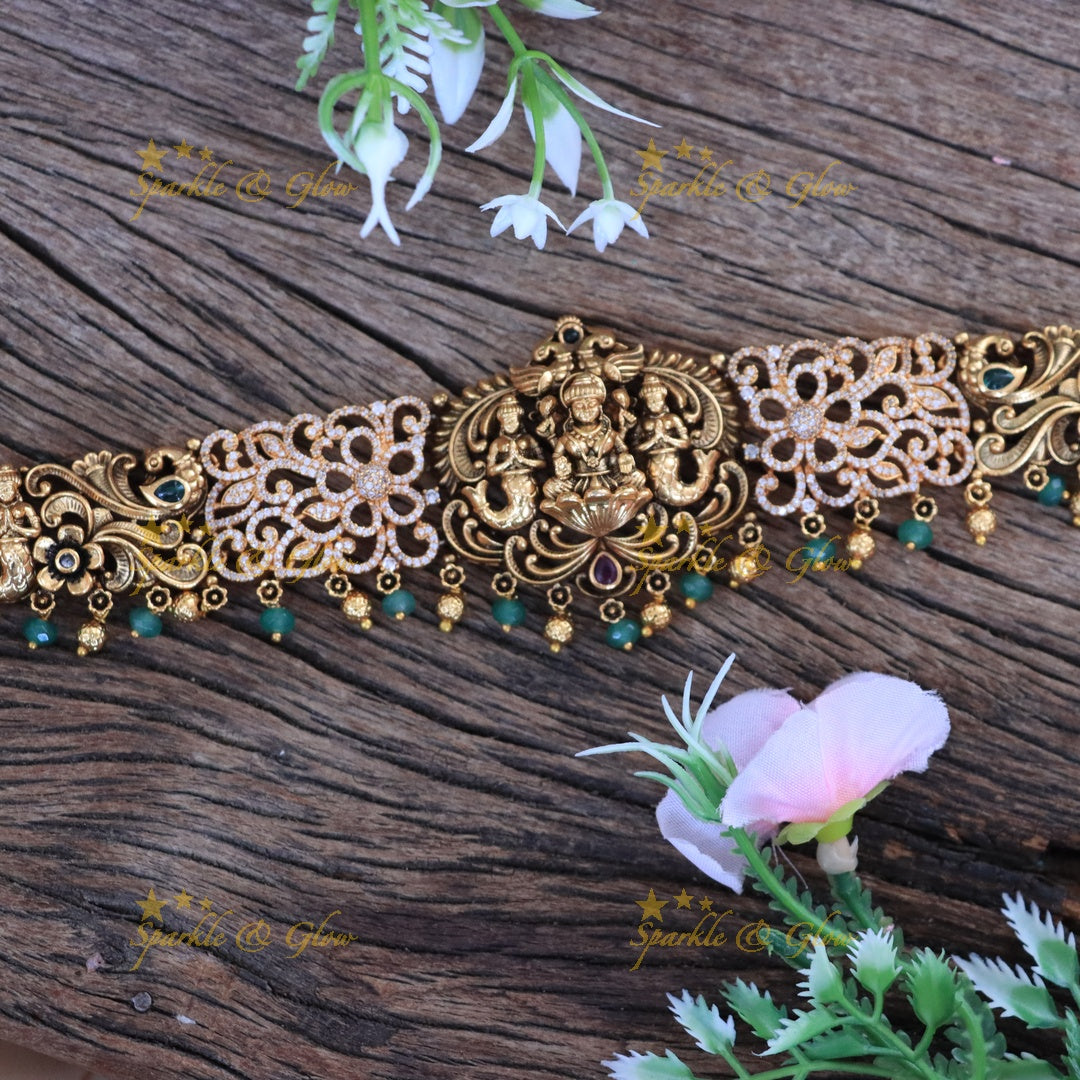 Exquisite Lakshmi Hipchain for Festive Elegance