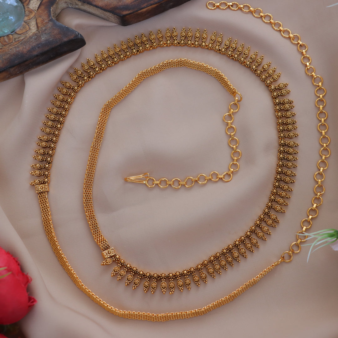 Elegant Gold Hip Chain for Weddings & Festive Charm
