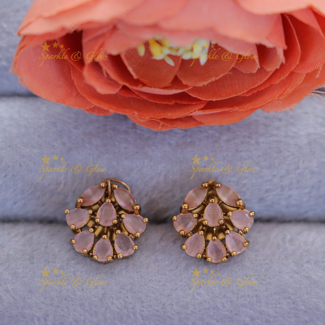 Exquisite Floral Gold Necklace Set for Festive Elegance