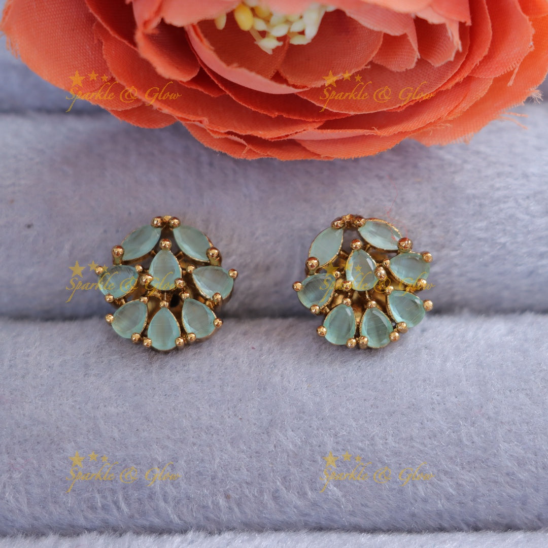 Exquisite Floral Gold Necklace Set for Festive Elegance