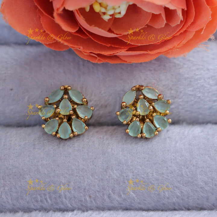 Exquisite Floral Gold Necklace Set for Festive Elegance