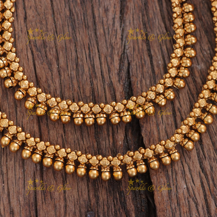 Elegant Gold Diamond Design Anklet – Festive Charm