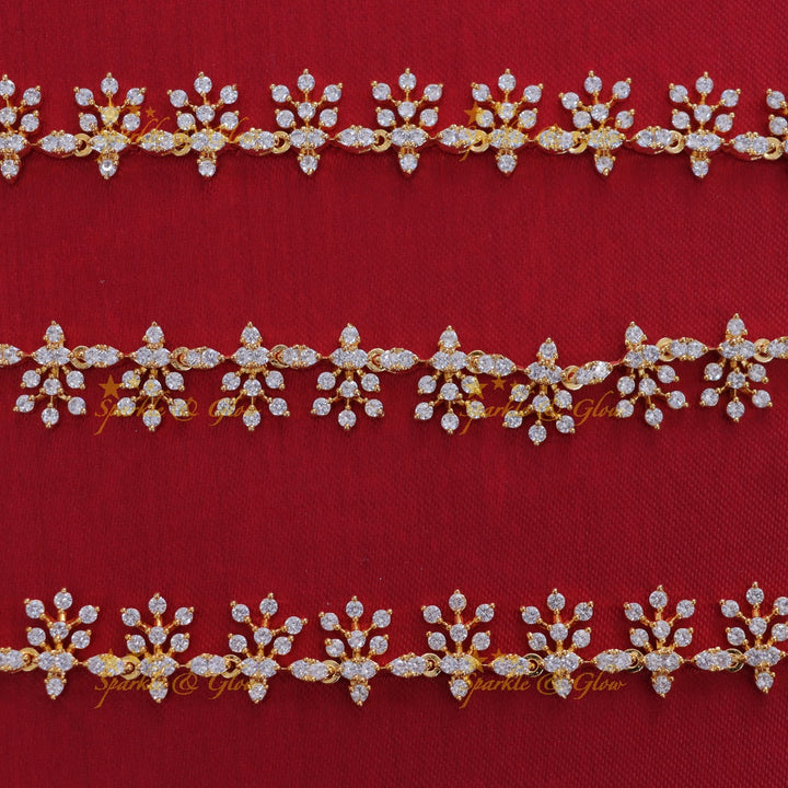 Exquisite Gold Hipchain with Elegant Stone Design