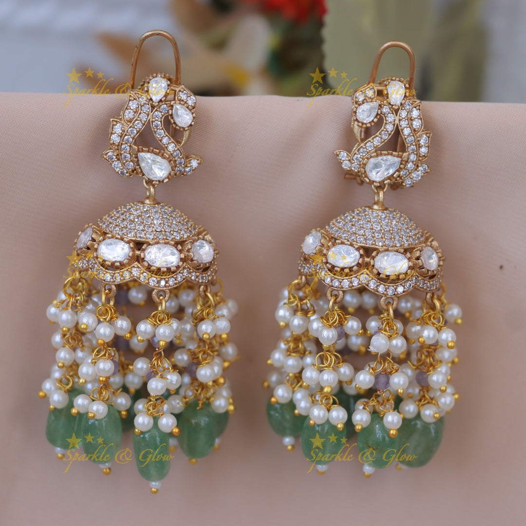 Exquisite Gold Jhumkas for Celebrations and Weddings