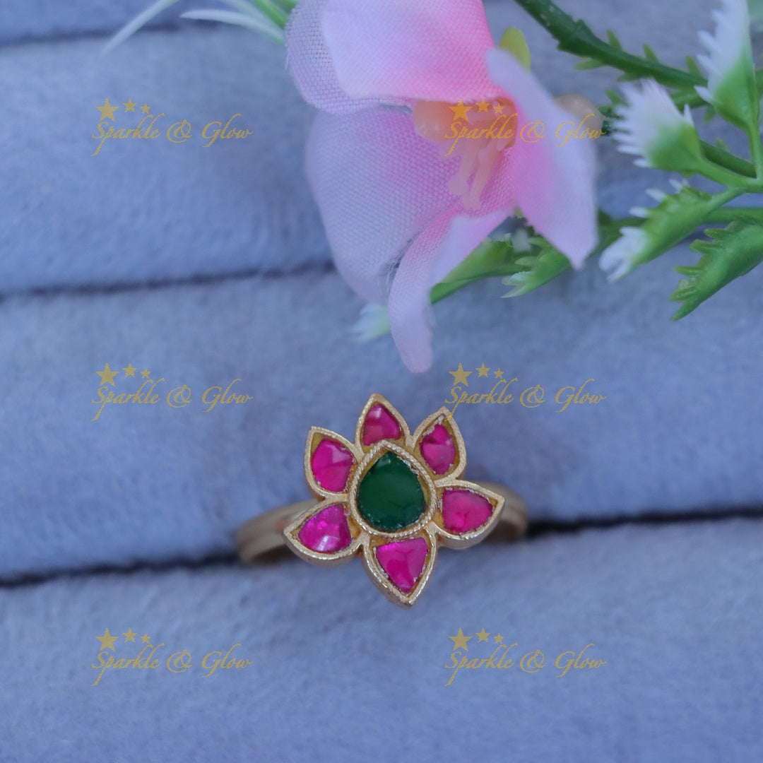 Gold Floral Ring for Weddings - New Jewelry Arrival