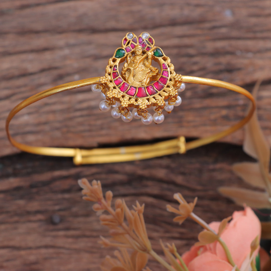 Exclusive Jadau Saraswati Vanki - Festive Elegance