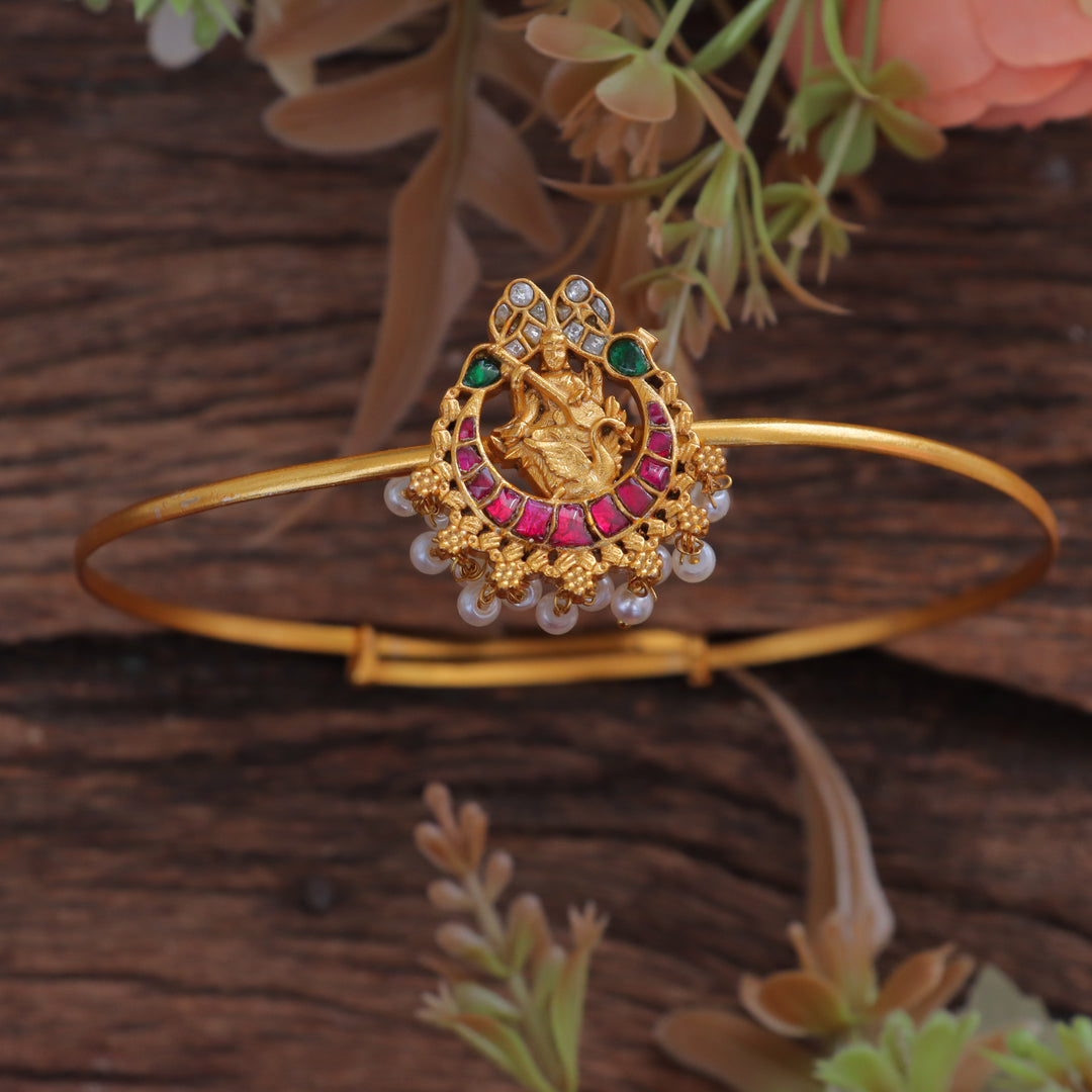 Exclusive Jadau Saraswati Vanki - Festive Elegance