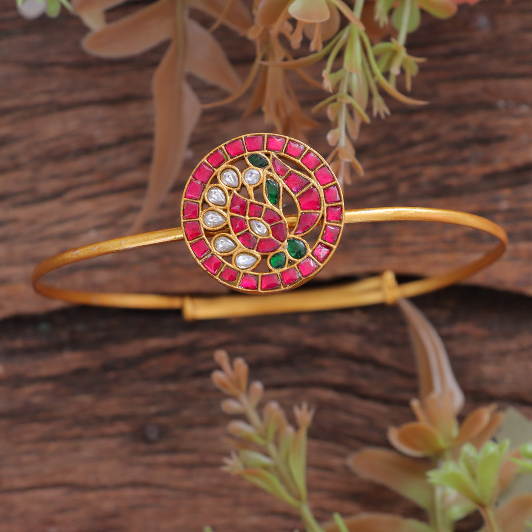 Discover the Elegance of Our Jadau Peacock Vanki