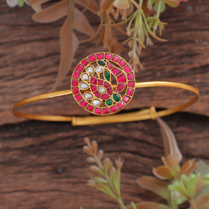 Discover the Elegance of Our Jadau Peacock Vanki