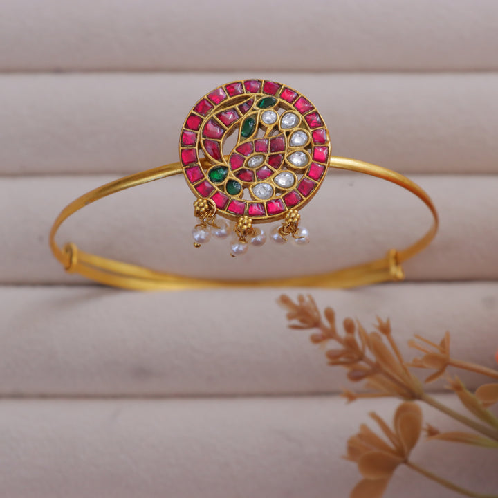 Discover the Elegance of Our Jadau Peacock Vanki