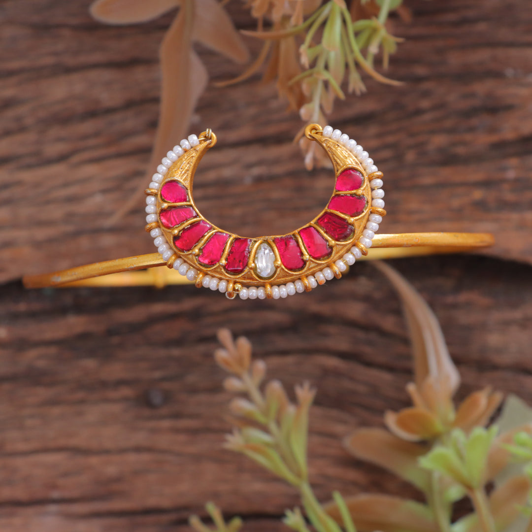 Exquisite Jadau Pearl Vanki for Weddings & Festivals