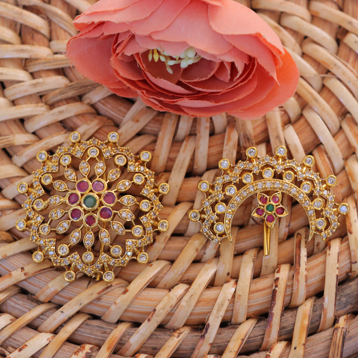 Elegant Floral Jadabilla Hairpiece for Bridal Charm