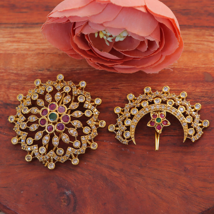 Elegant Floral Jadabilla Hairpiece for Bridal Charm