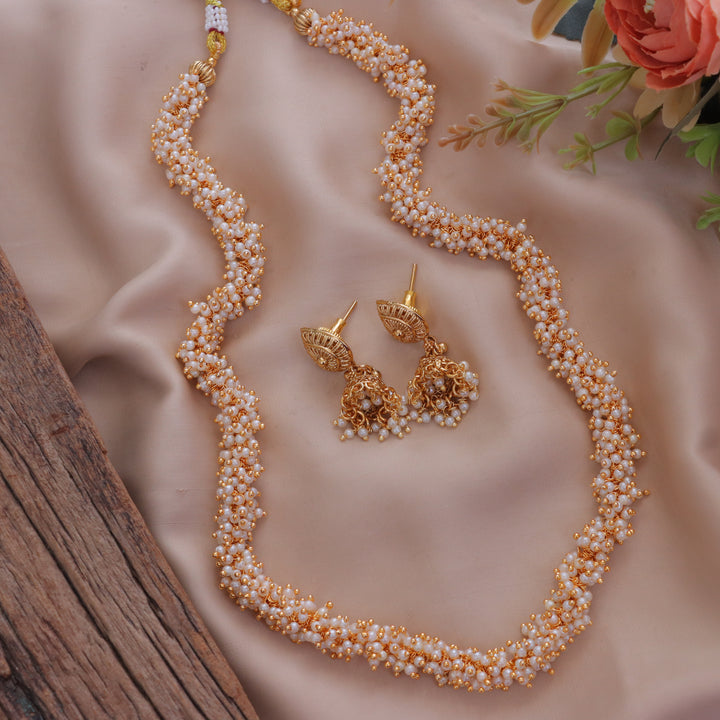 Exquisite Pearl Bridal Necklace Set - New Arrival Elegance