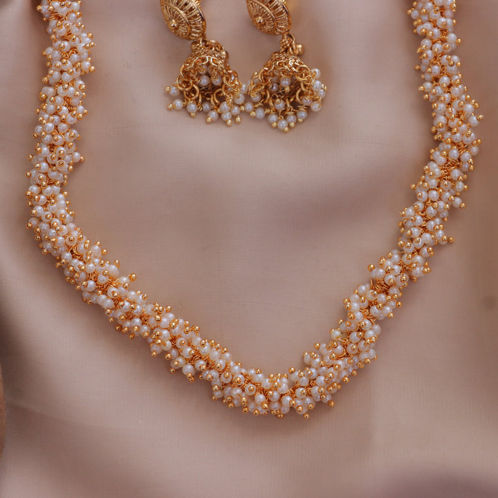 Exquisite Pearl Bridal Necklace Set - New Arrival Elegance