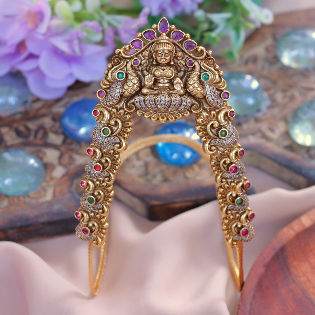 Exquisite Peacock Temple Vanki - Imitation Jewellery
