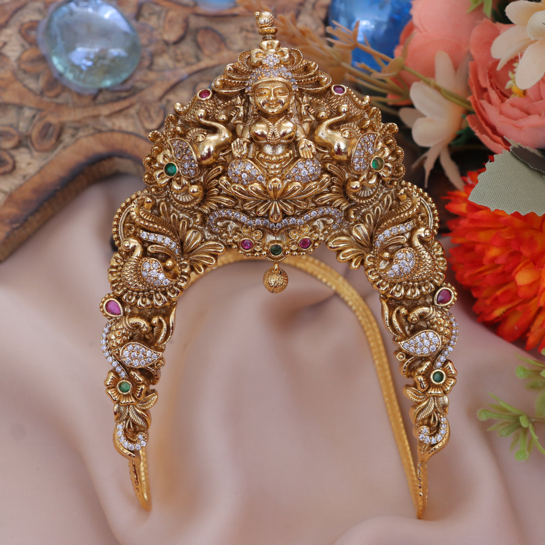 Exquisite Peacock Floral Vanki for Elegant Occasions