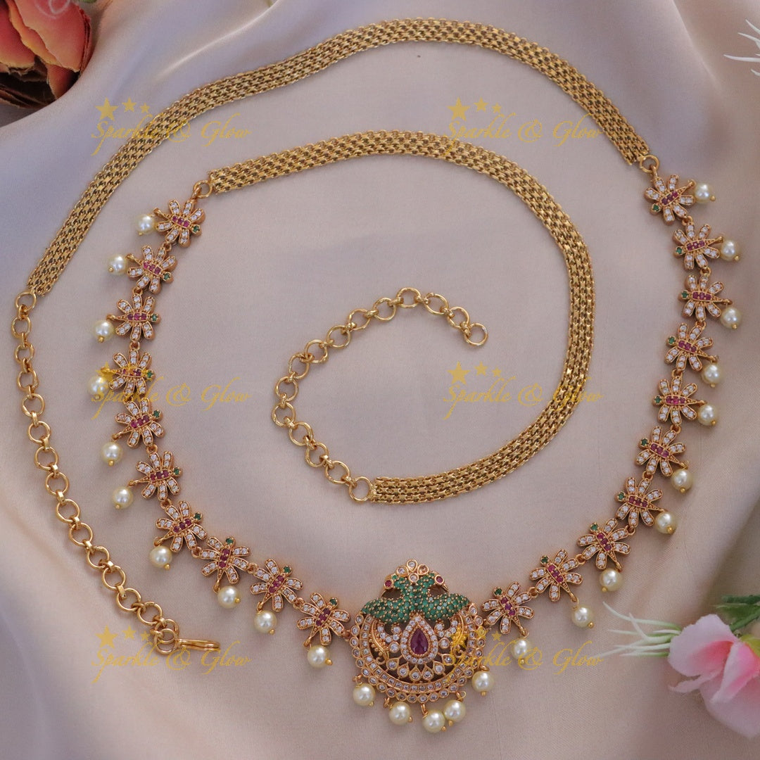 Exquisite Gold Butterfly Hip Chain - Perfect for Weddings