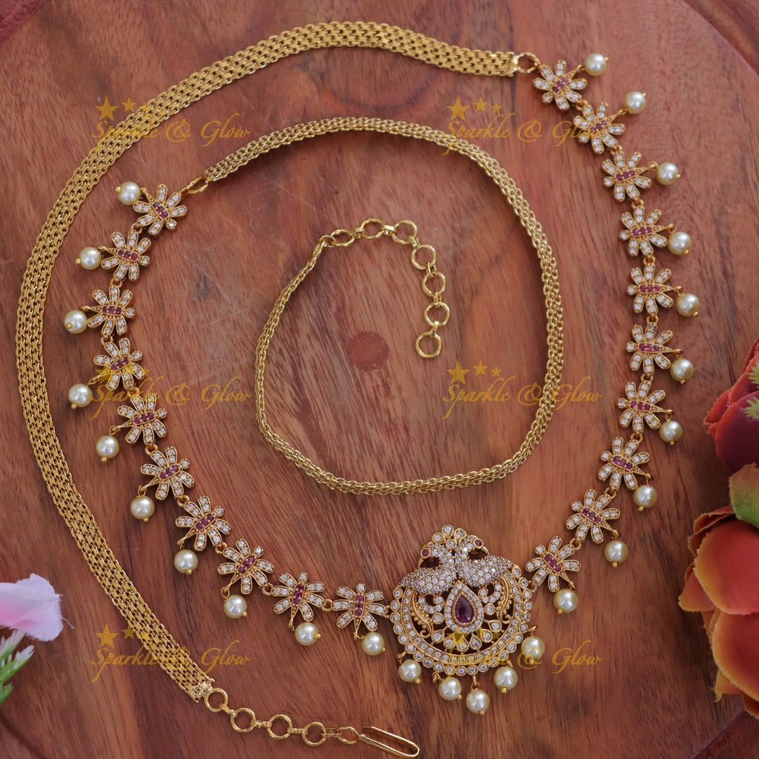 Exquisite Gold Butterfly Hip Chain - Perfect for Weddings