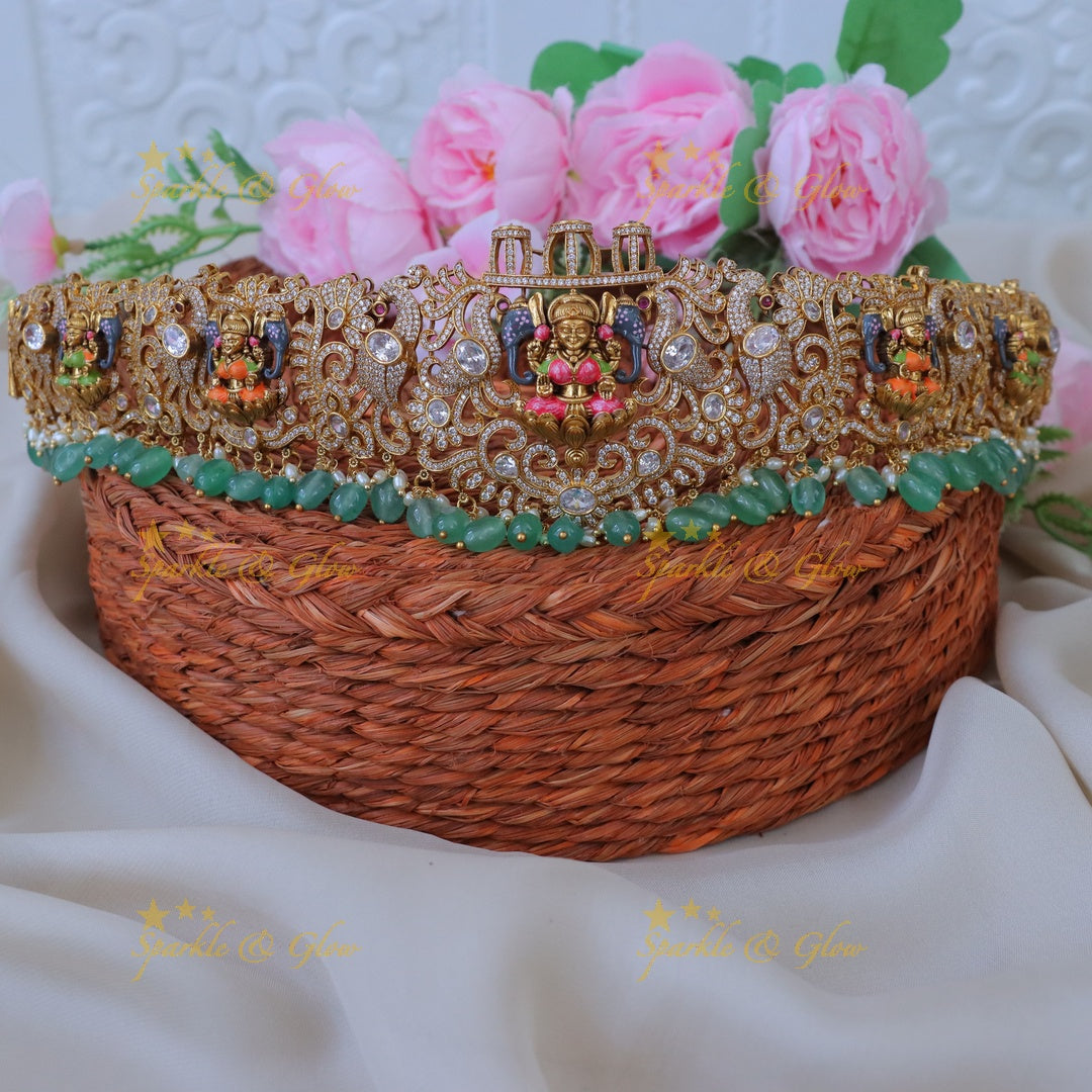 Exquisite Temple Hipbelt for Festive Elegance