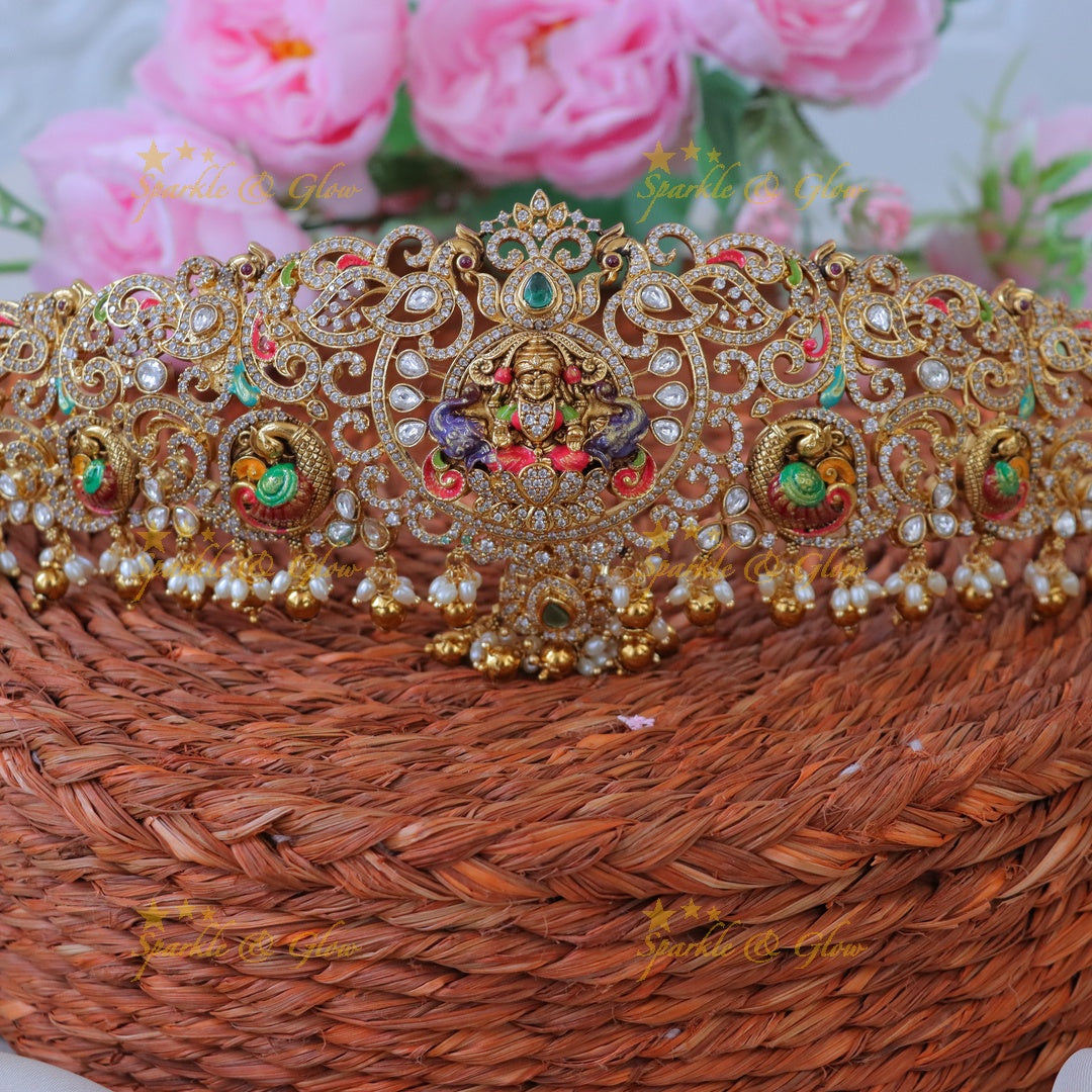 Exquisite Peacock Hipbelt for Weddings & Festivals