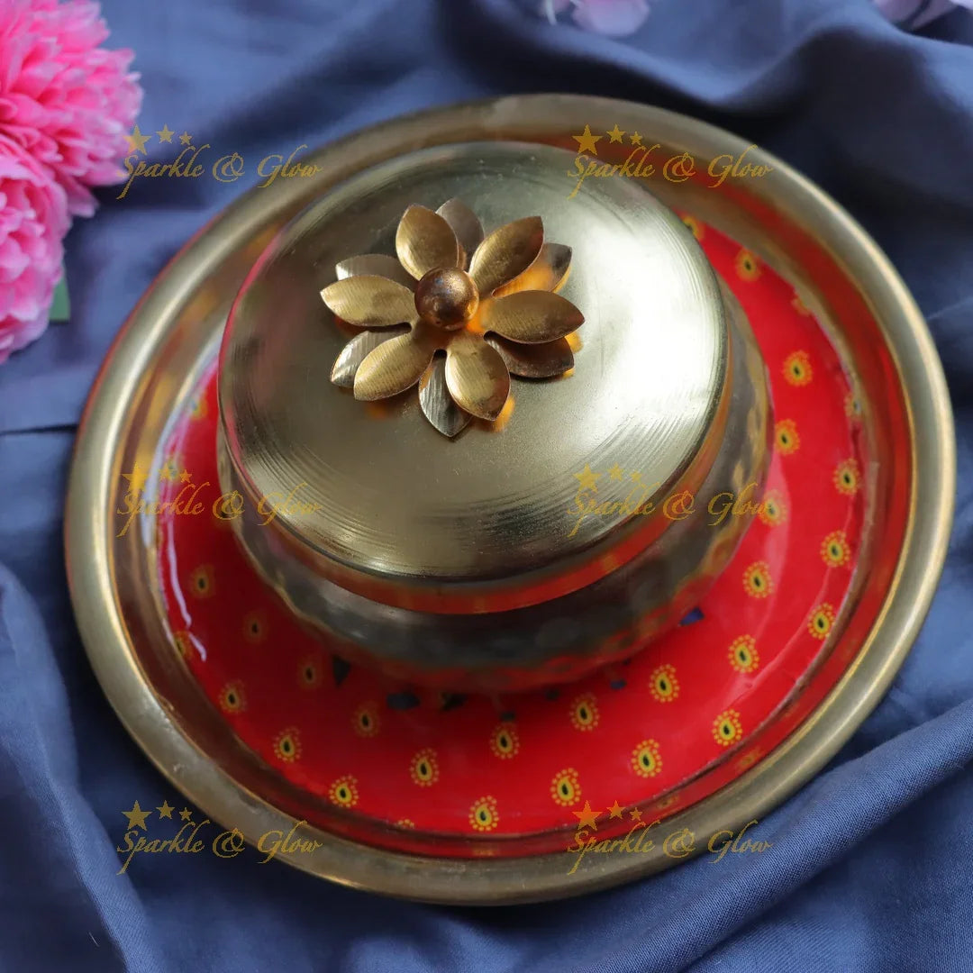 Premium Gold Floral Gift Set for Festive Celebrations