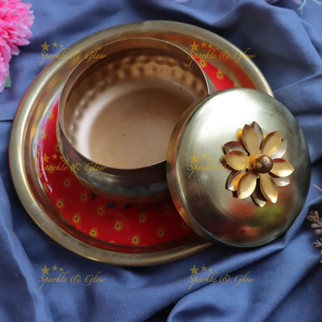 Premium Gold Floral Gift Set for Festive Celebrations