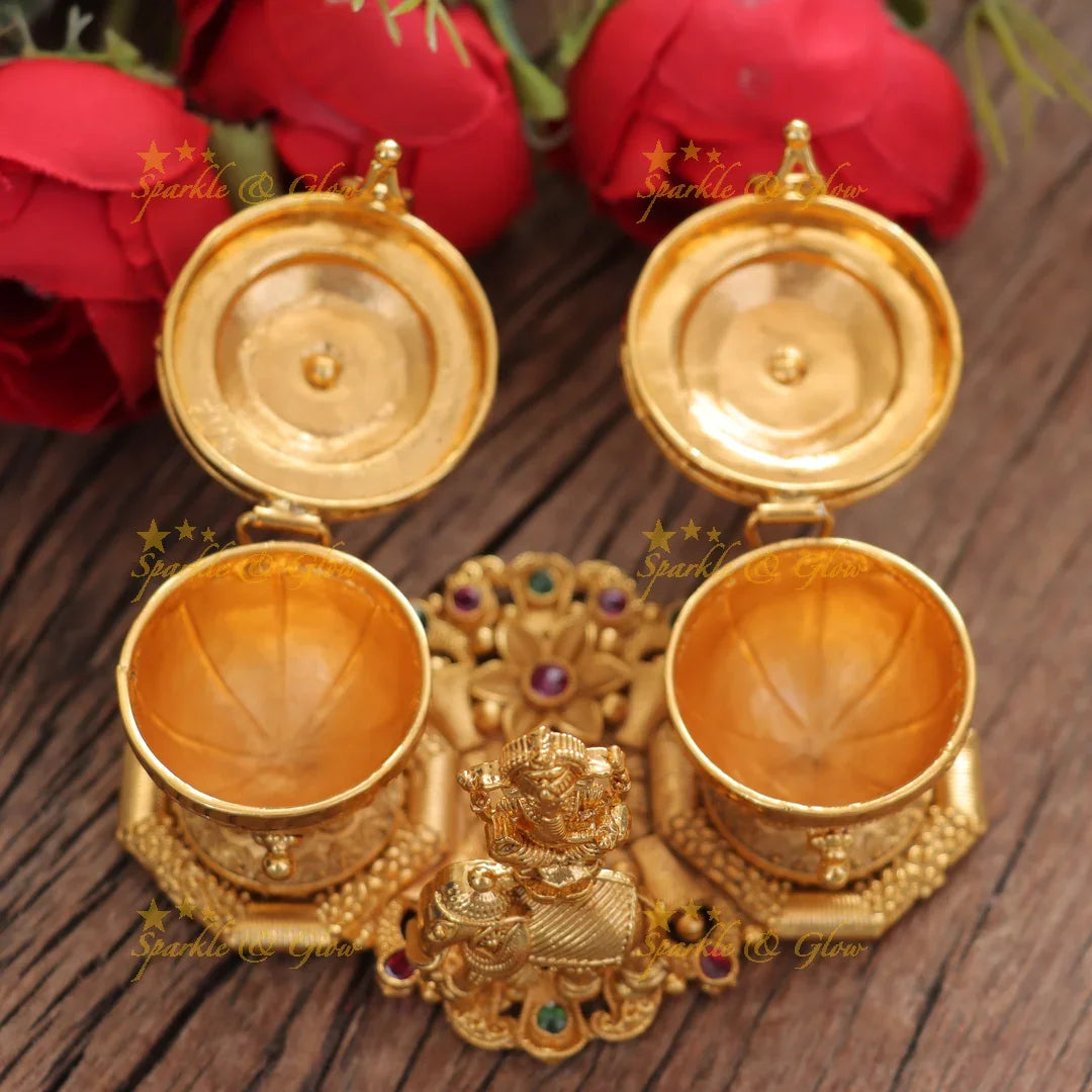 Exquisite Ganesh Kumkum Box – Perfect for Festivals