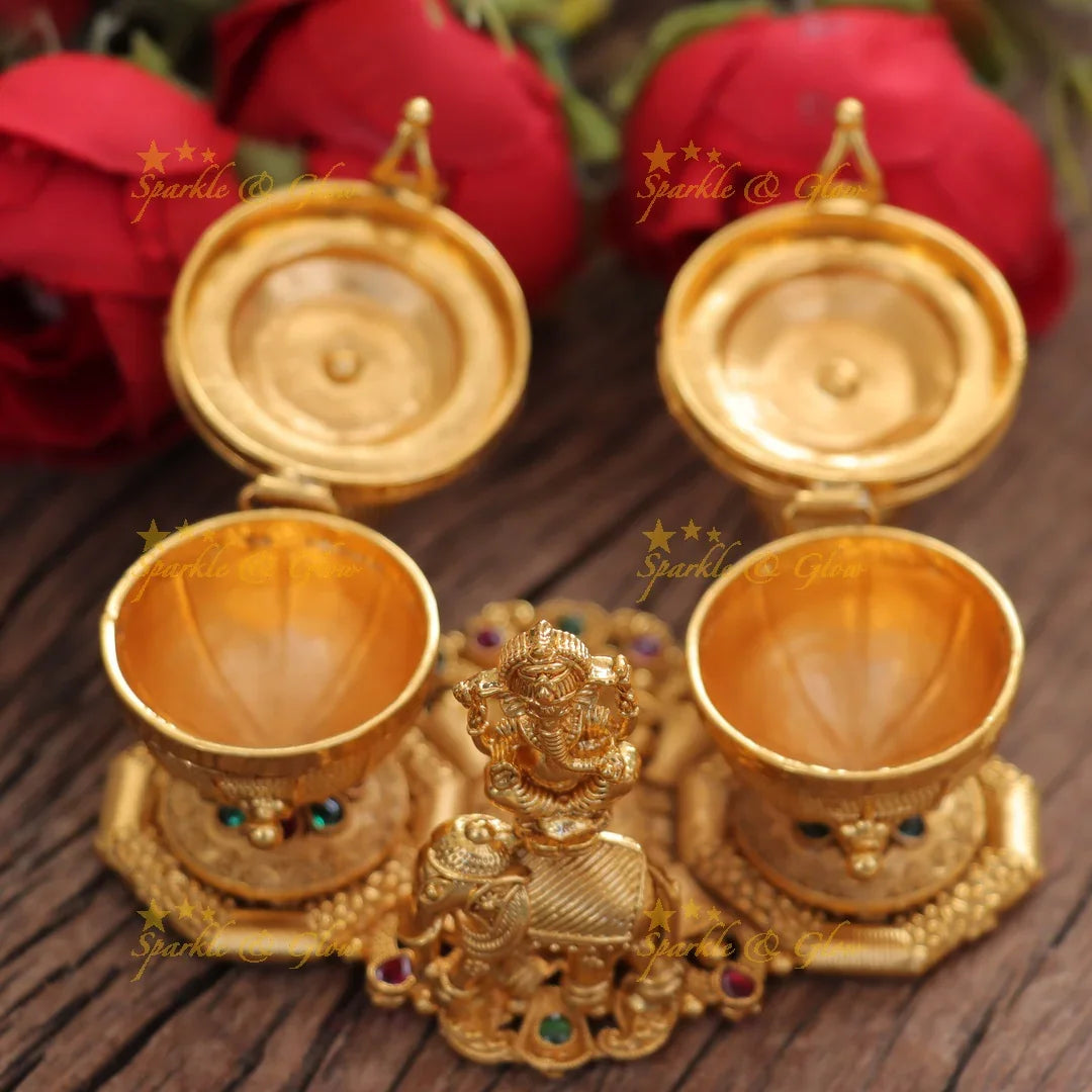 Exquisite Ganesh Kumkum Box – Perfect for Festivals