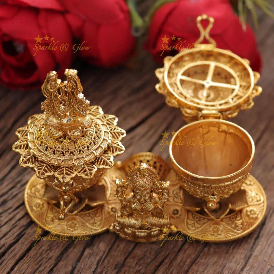 Elegant Kumkum Box for Auspicious Wedding Rituals