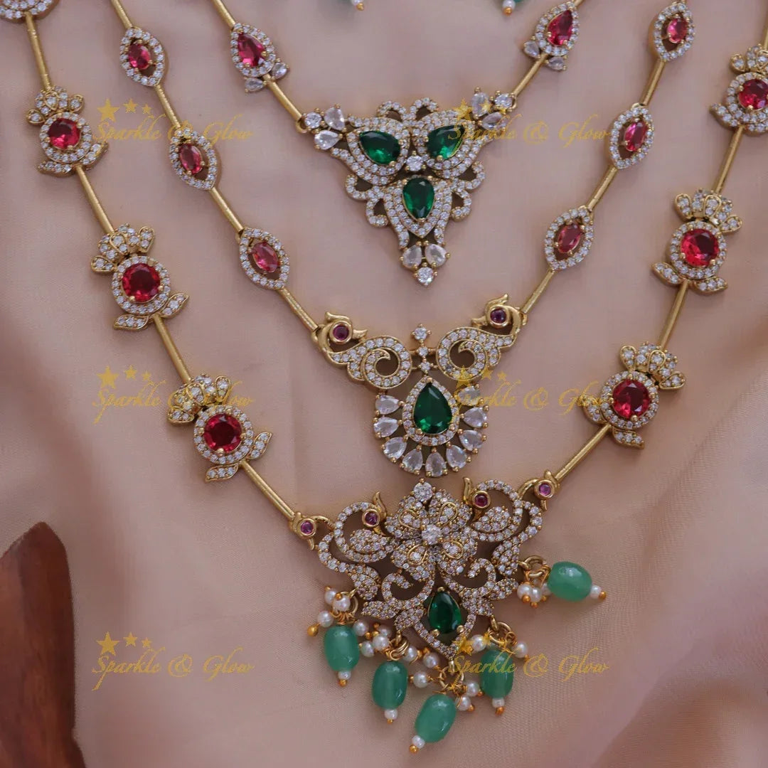Exquisite Enchanting Peacock Necklace Collection