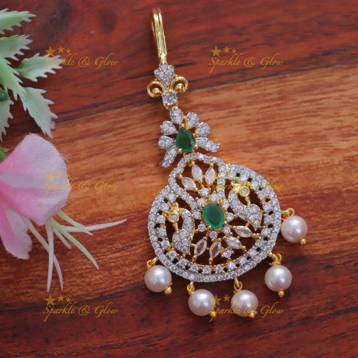 Exquisite Pearl Maang Tikka for Elegance