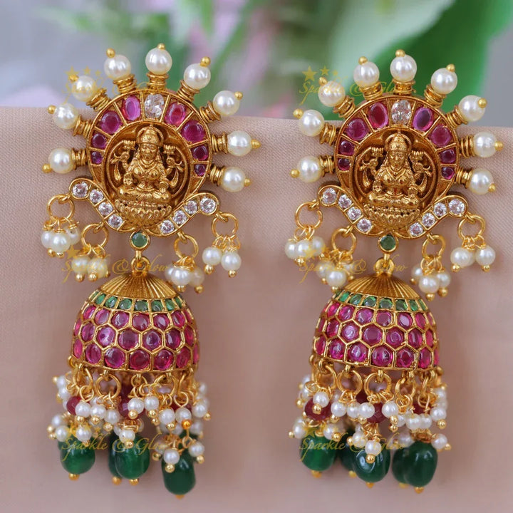 Exquisite Pearl Jhumka Earrings for Weddings & Festivals