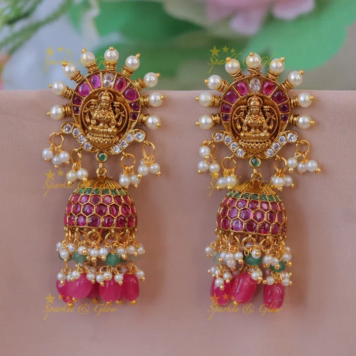 Exquisite Pearl Jhumka Earrings for Weddings & Festivals