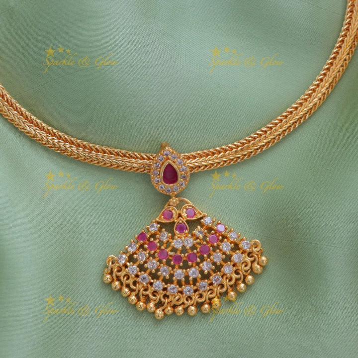 Exquisite Gold-Plated Necklace for Weddings