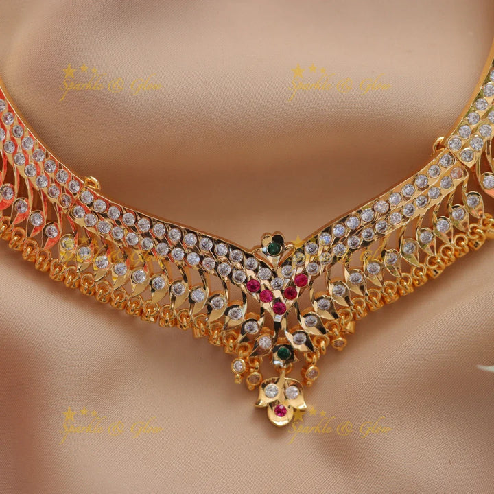 Exquisite White Stone Antique Necklace - Sparkle & Glow