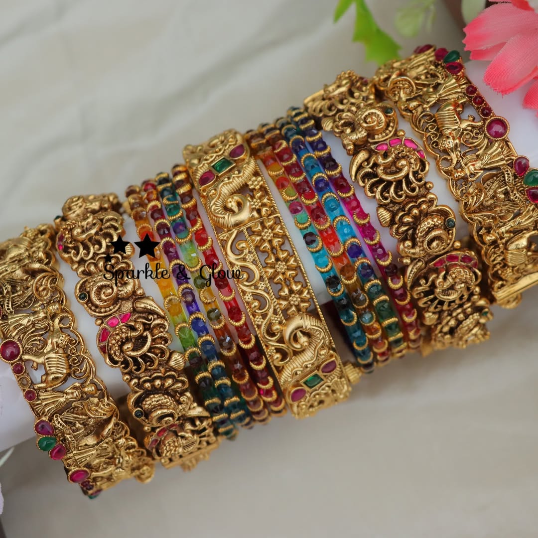 Grand Bridal Procession Bangle Set - Elegance Redefined
