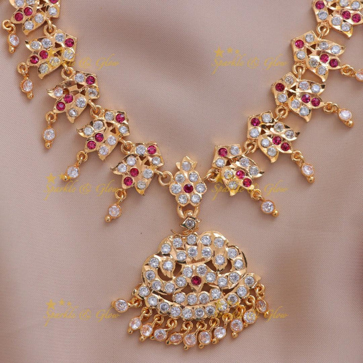 Elegant Panchaloham Short Necklace for Festivals & Weddings