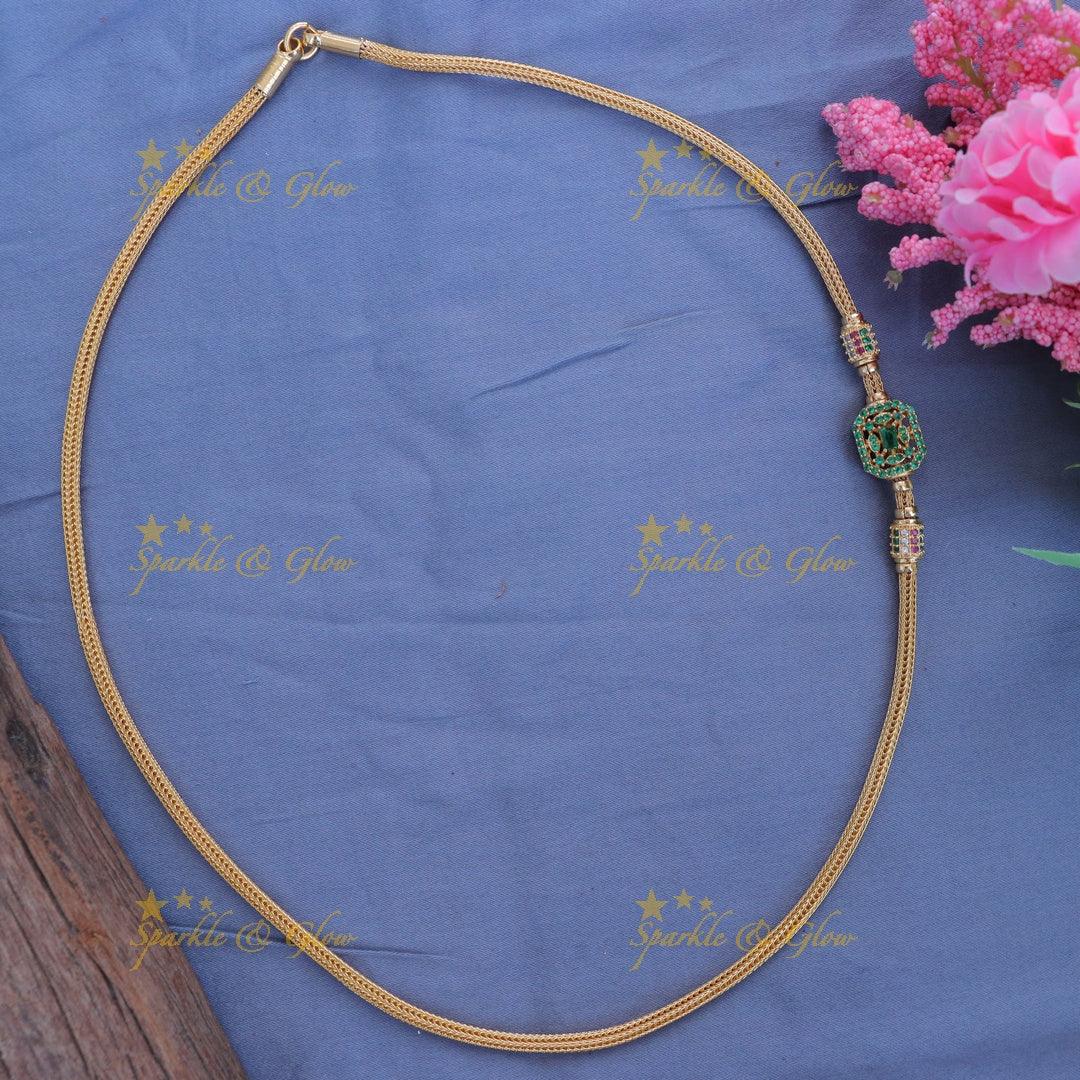 Exquisite Long Gold Mangalsutra Necklace for Elegance