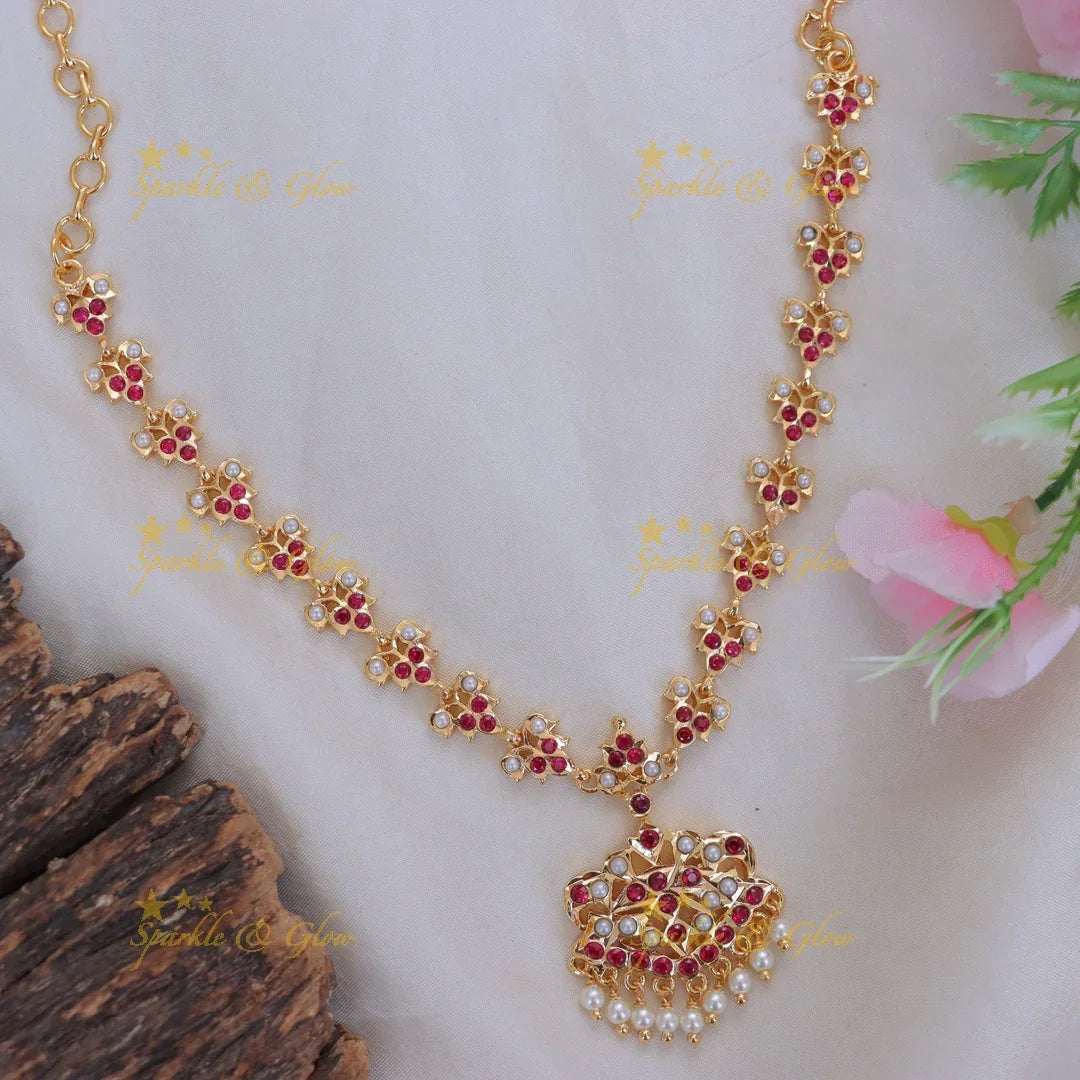 Elegant Gold Short Wedding Necklace for Special Occasions