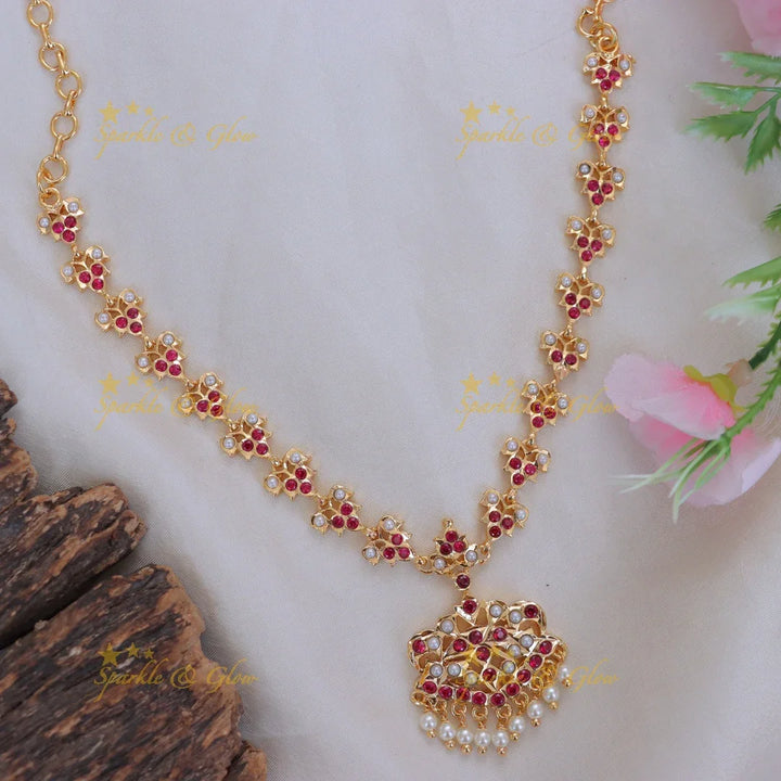 Elegant Gold Short Wedding Necklace for Special Occasions