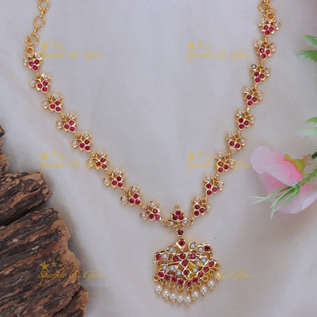 Elegant Gold Short Wedding Necklace for Special Occasions