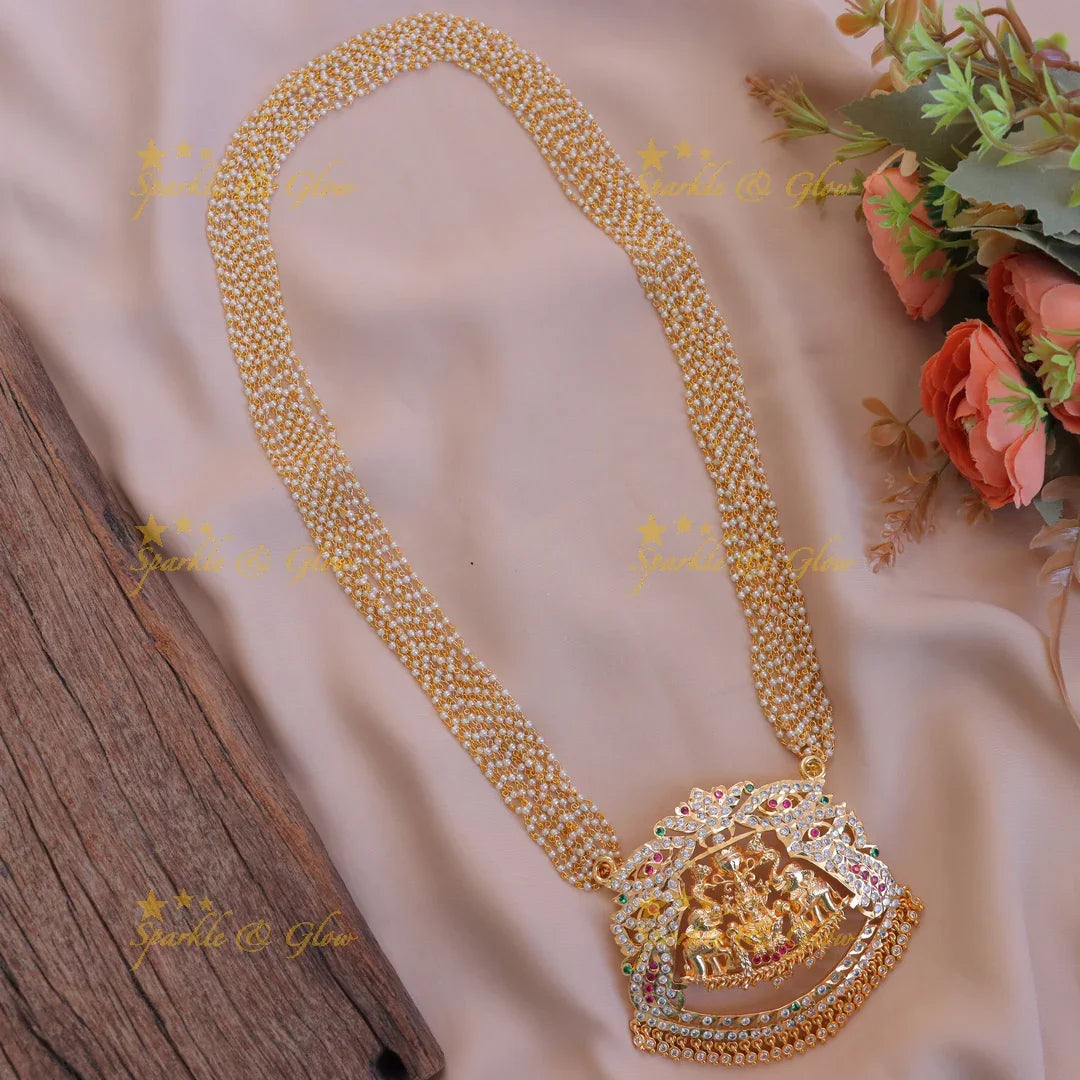 Majestic Lakshmi Necklace - Traditional Elegance Online